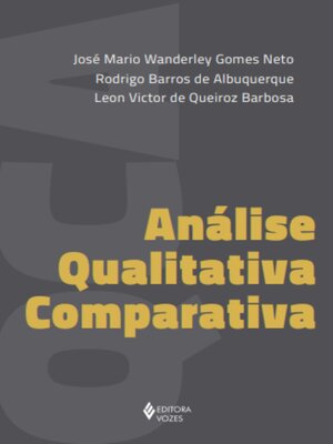 cover image of Análise qualitativa comparativa